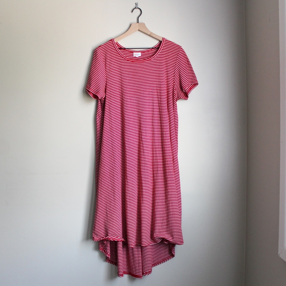Short Sleeved LuLaRoe Dress - XL